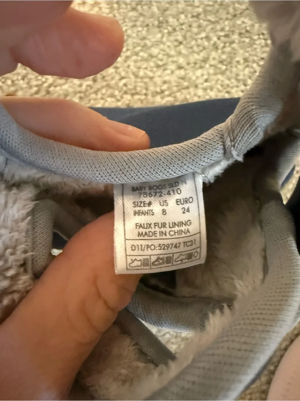 Bogs Navy Toddler Boots